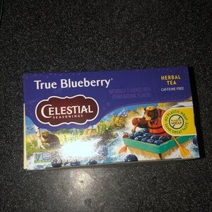 Celestial seasonings true blueberry herbal tea￼

New